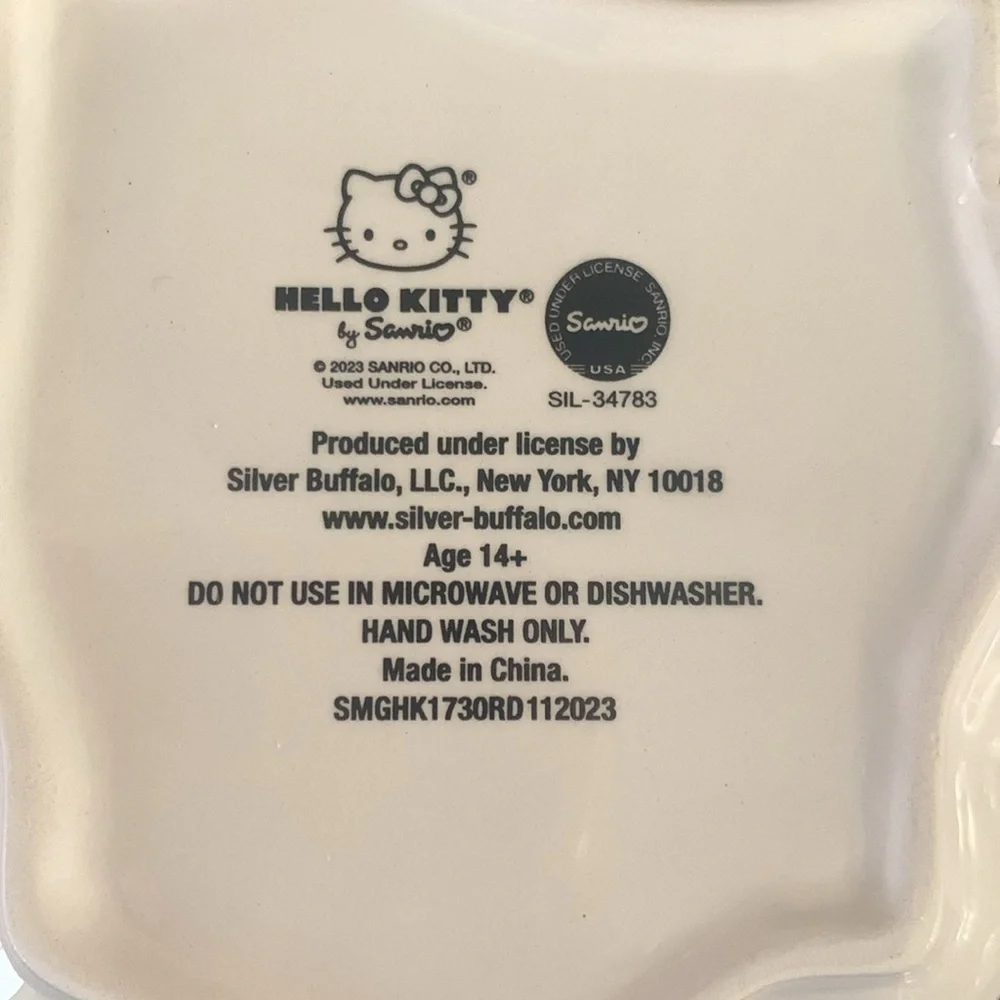 New Hello Kitty In Pink Bow With Donut Mini Jewelry Trinket Tray Dish By Sanrio